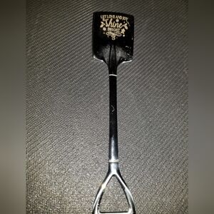 'Let Love & Joy Shine Bright' Silver Shovel/spoon with Floral Accents.